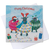 Christmas Jumper Sheep Charity Christmas Card - 10 Pack