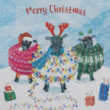 Christmas Jumper Sheep Charity Christmas Card - 10 Pack