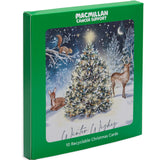 Animals and Tree Charity Christmas Card - 10 Pack
