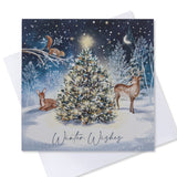 Animals and Tree Charity Christmas Card - 10 Pack