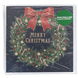 Candy Cane Wreath Charity Christmas Card - 10 Pack