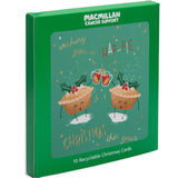Mince Pie Charity Christmas Card - 10 Pack
