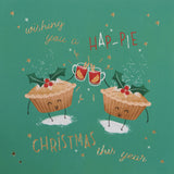 Mince Pie Charity Christmas Card - 10 Pack