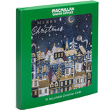 Moonlit Skyline Charity Christmas Card - 10 Pack