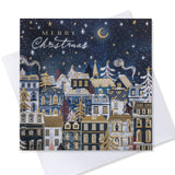 Moonlit Skyline Charity Christmas Card - 10 Pack