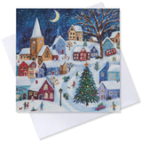 Snowy Village Charity Christmas Card - 10 Pack