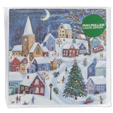 Snowy Village Charity Christmas Card - 10 Pack
