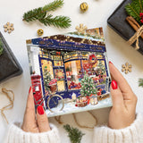 Traditional Village Scenes Christmas cards - 20 pack