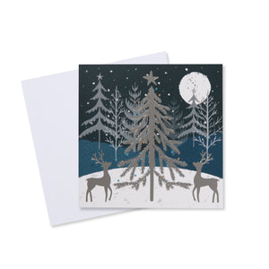 Forest Deer Christmas Card - 10 Pack