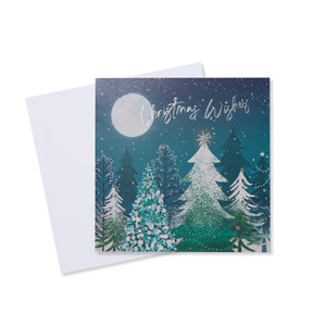 Moonlit Forest Christmas Card - 10 Pack