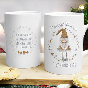 Personalised Christmas Gonk Mug