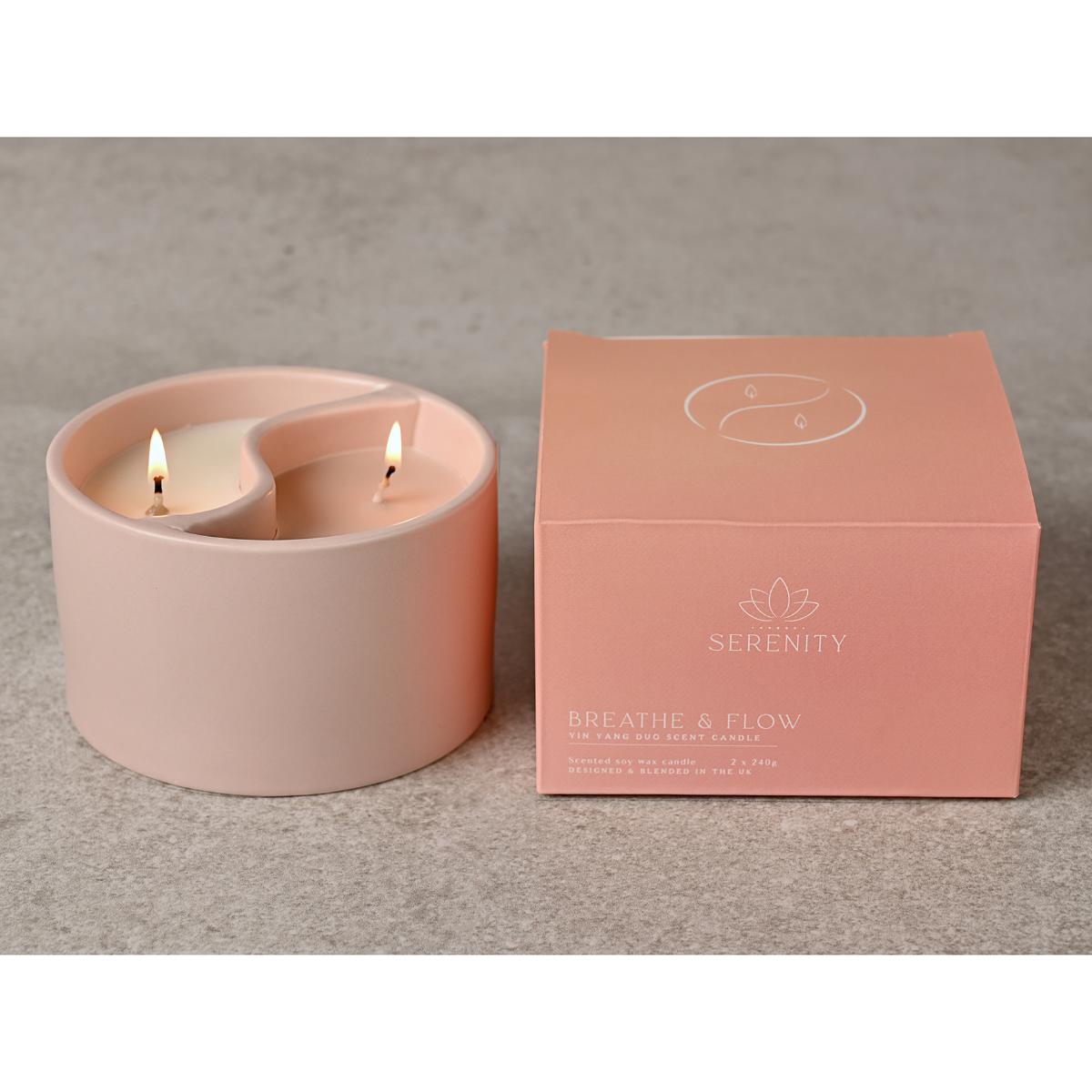 Serenity YinYan Breath and flow candle – Macmillan Cancer Support Shop