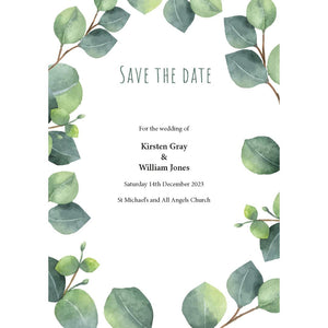 Botanical Save the Date