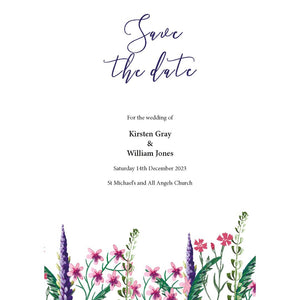 Wildflower Save the Date
