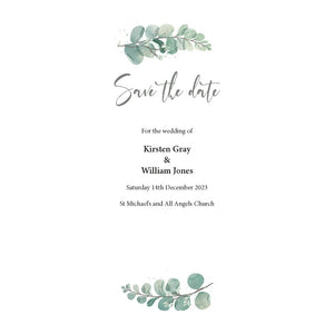 Eucalyptus Save the Date