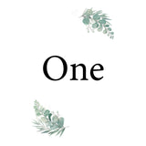 Eucalyptus Table Numbers/Names