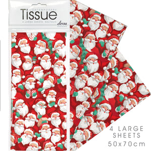 Santa Party Tissue Paper