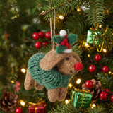Dachshund handmade Christmas decoration