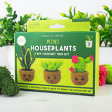 Mini Houseplants DIY Crochet Trio Kit