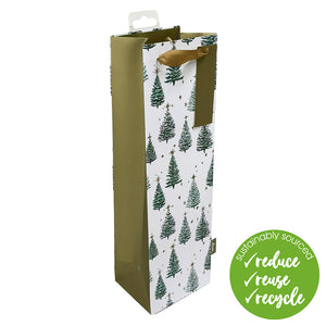 Starlit pines bottle bag