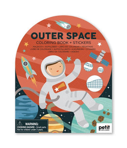Outer Space: Colouring Book With Stickers