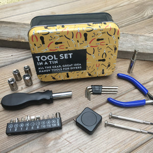 Tool Set in a tin