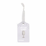 Sparkle Champagne Flute Pin Badge Wedding Favour (Pack of 10)