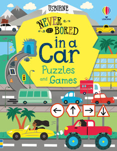 Never Bored in a Car Activity Book: Puzzles and Games
