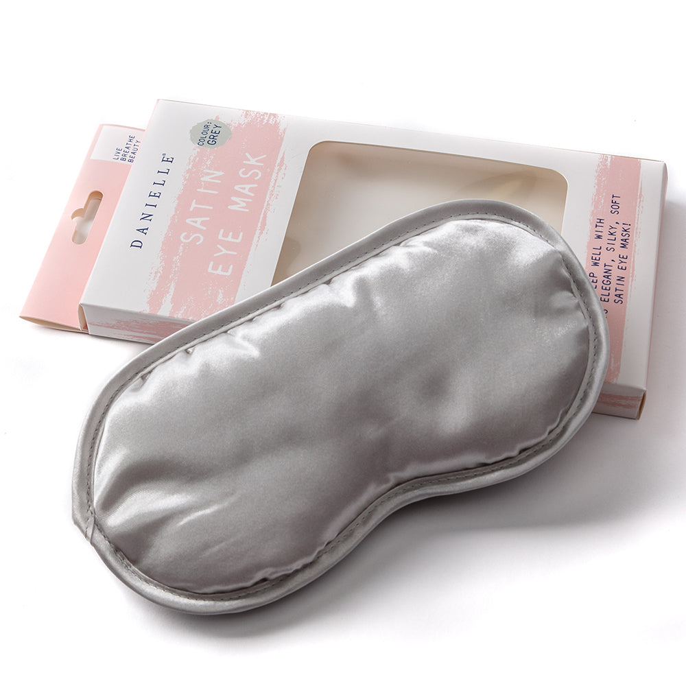 Grey Satin Eye Mask Macmillan Cancer Support Shop