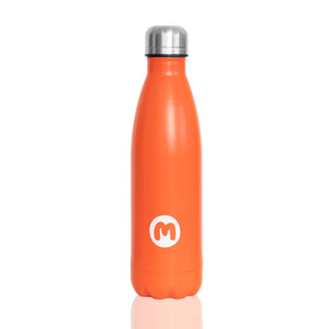 Orange Metal Water Bottle