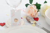 Pink Rose Wedding Favour (Pack of 10)