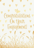 Congratulations On Your Engagement Personalised Card
