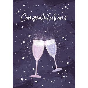 Congratulations Cheers Personalised Card