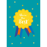 You're The Best Medal Personalised Card