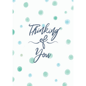 Thinking of You Spots Personalised Card