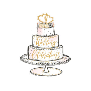 Wedding Cake Personalised Card