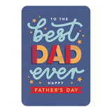 Best Dad Ever Personalised Card