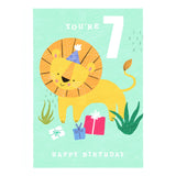 Happy 7th Birthday Personalised Card