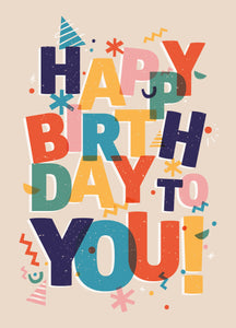 Happy Birthday Celebration Personalised Card