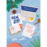 New Job Desktop Personalised Card
