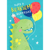 Have a Roarsome Birthday Personalised Card