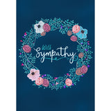 With Sympathy Personalised Card
