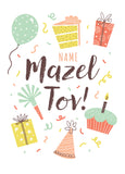 Mazel Tov Personalised Card