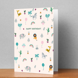 Birthday Party Personalised Card