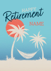 Happy Retirement Personalised Card