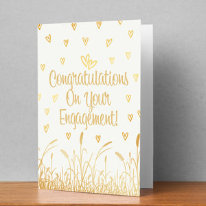 Congratulations On Your Engagement Personalised Card