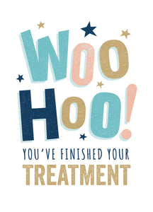 Finished Treatment Personalised Card