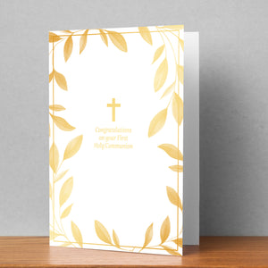 First Holy Communion Personalised Card