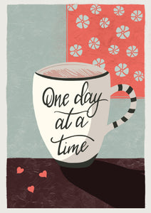 One Day at a Time Personalised Card