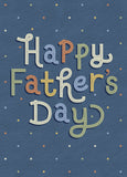Happy Father's Day Spotty Personalised Card